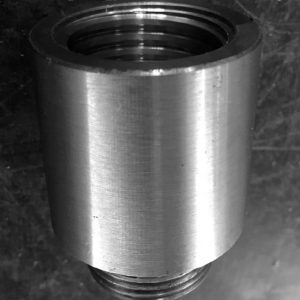 Adapter aus Chrom-Nickel-Stahl 1.4571 / 1.4401 für den Übergang von MP1 3/4" auf Trapezgewinde für DN20 PVC-U-Pumpen steigleitung der MP1 Pumpe