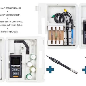 WTW Kombi-Angebot zur gleichzeitigen Messung von 4 Wasserparametern (O2, LF, pH, Redox)